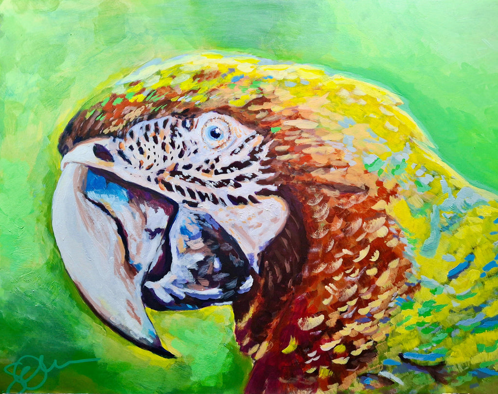Pauley - Limited Edition Original Art Print by Shelly Owen